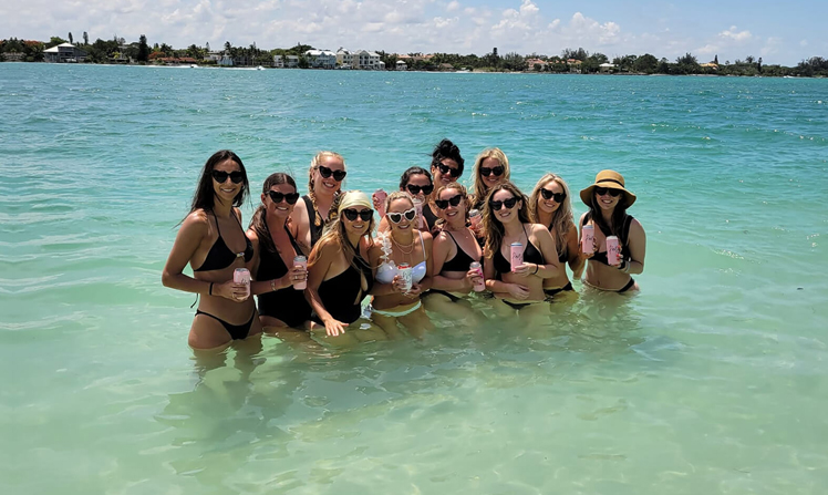 Celebrating bachelorette parties on private boat tours