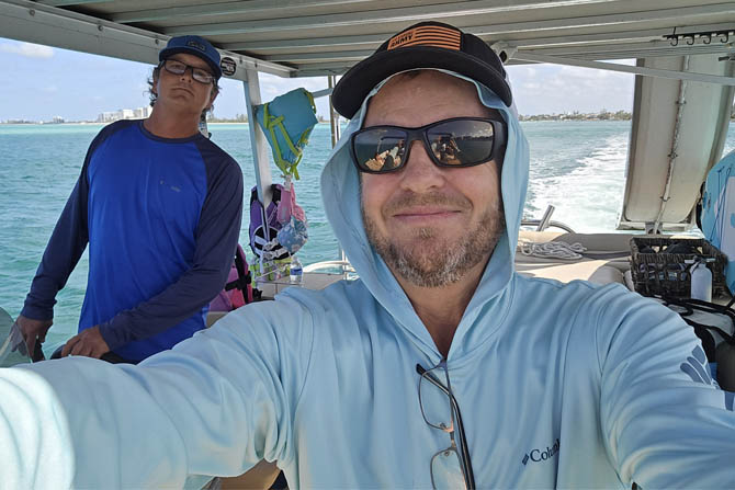 Featuring Captain Corey guiding personalized boat tours
